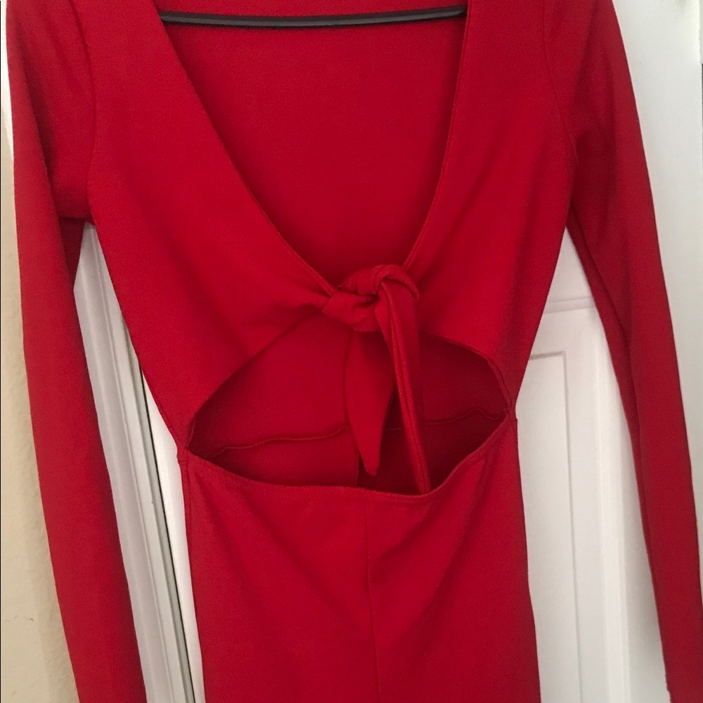 Red Jumpsuit from Pretty Little Thing